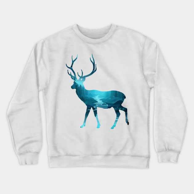 Precious Deer Crewneck Sweatshirt by giantplayful